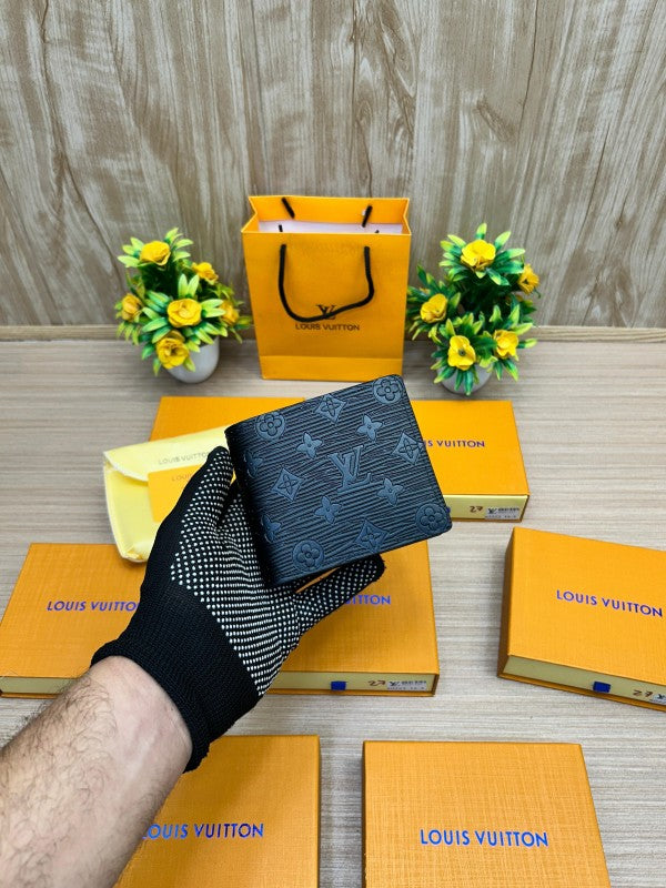 Louis Vuitton Multiple Wallet – Black Epi Embossed Monogram Edition