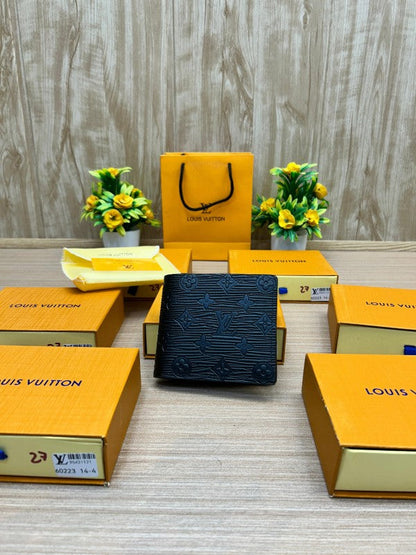 Louis Vuitton Multiple Wallet – Black Epi Embossed Monogram Edition