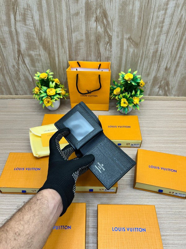 Louis Vuitton Multiple Wallet – Black Epi Embossed Monogram Edition