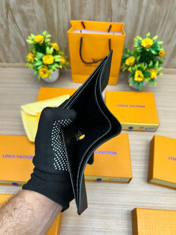 Louis Vuitton Multiple Wallet – Black Epi Embossed Monogram Edition