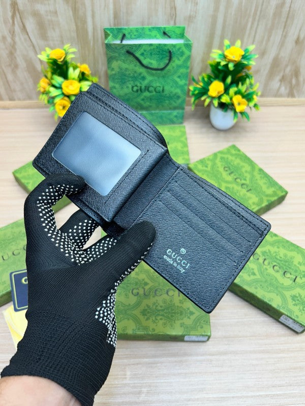 Gucci Signature GG Bifold Wallet – Web Stripe Edition