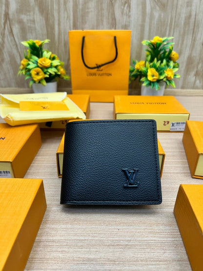 Louis Vuitton Taiga Leather Multiple Wallet – Black