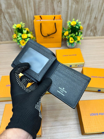 Louis Vuitton Taiga Leather Multiple Wallet – Black