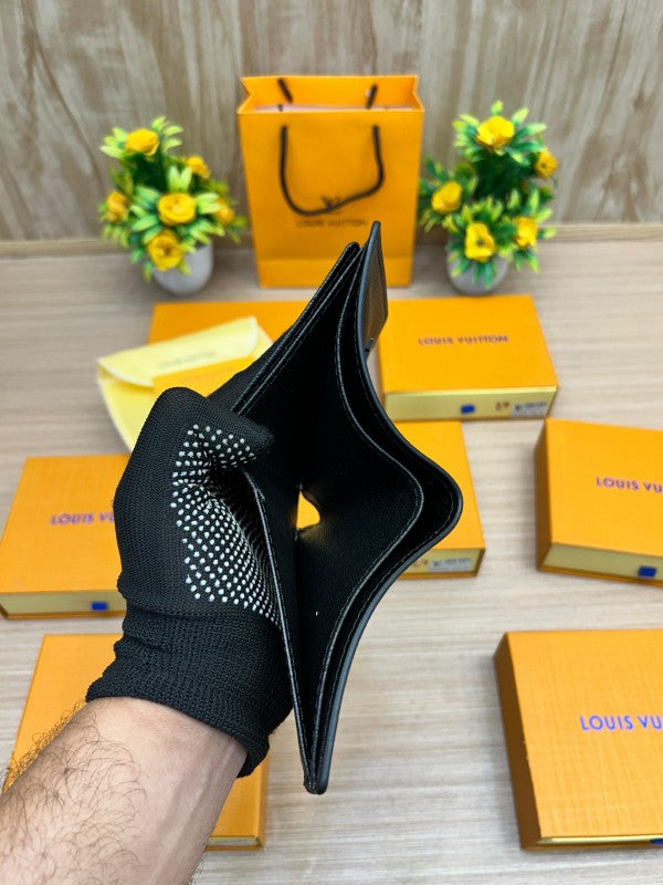 Louis Vuitton Taiga Leather Multiple Wallet – Black