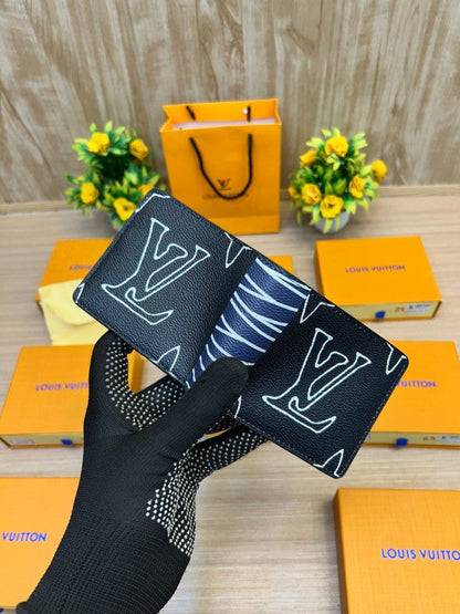 Louis Vuitton Limited Edition Monogram Sketch Bifold Wallet