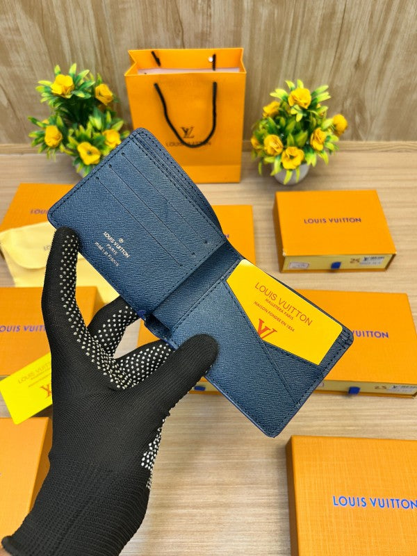 Louis Vuitton Brazza Wallet – Monogram Clouds Blue