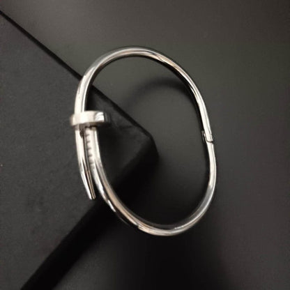 JACK MARC Silver Nail Bracelet for Women Stylish