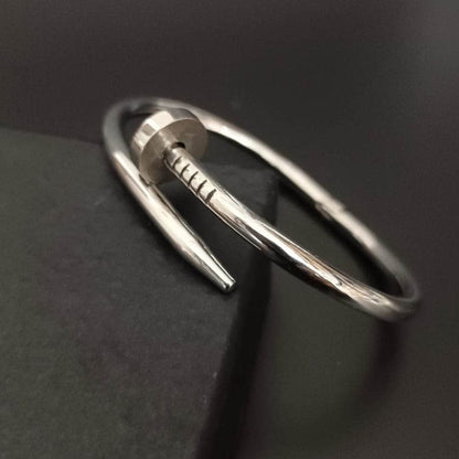 JACK MARC Silver Nail Bracelet for Women Stylish